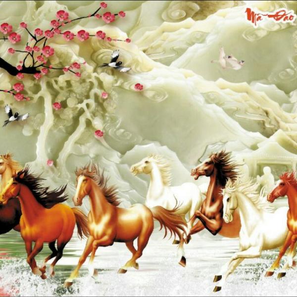 Tranh Dán Tường Mã Đáo Thành Công